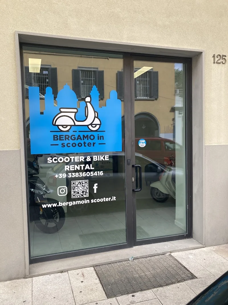 Bergamo in scooter